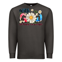 Smoke With God All Things Are Possible Premium Sweatshirt - MaliasSmallBusiness