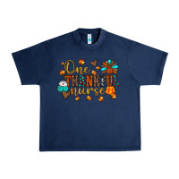 Navy one thankful nurse Urban Heavy Tee - JahusDesignShop