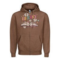 Chestnut library kid Zipper Hoodie - MaliasSmallBusiness