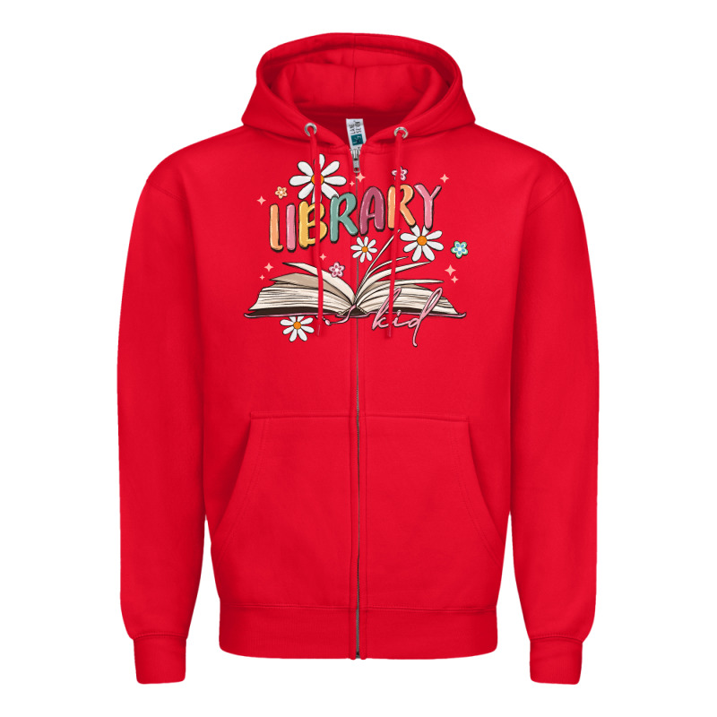 Library Kid Zipper Hoodie by MaliasSmallBusiness | Teevron