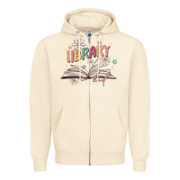Sandshell library kid Zipper Hoodie - MaliasSmallBusiness