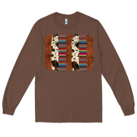 Chestnut serape cowhide  brushstroke Long Sleeve Tee - AdoDesignShop