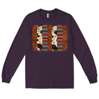 Plum serape cowhide  brushstroke Long Sleeve Tee - AdoDesignShop