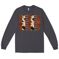 Smoke serape cowhide  brushstroke Long Sleeve Tee - AdoDesignShop