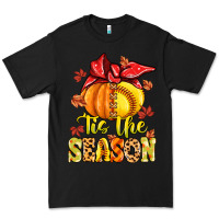 Black tis the season fall softball Premium Tee - MaliasSmallBusiness