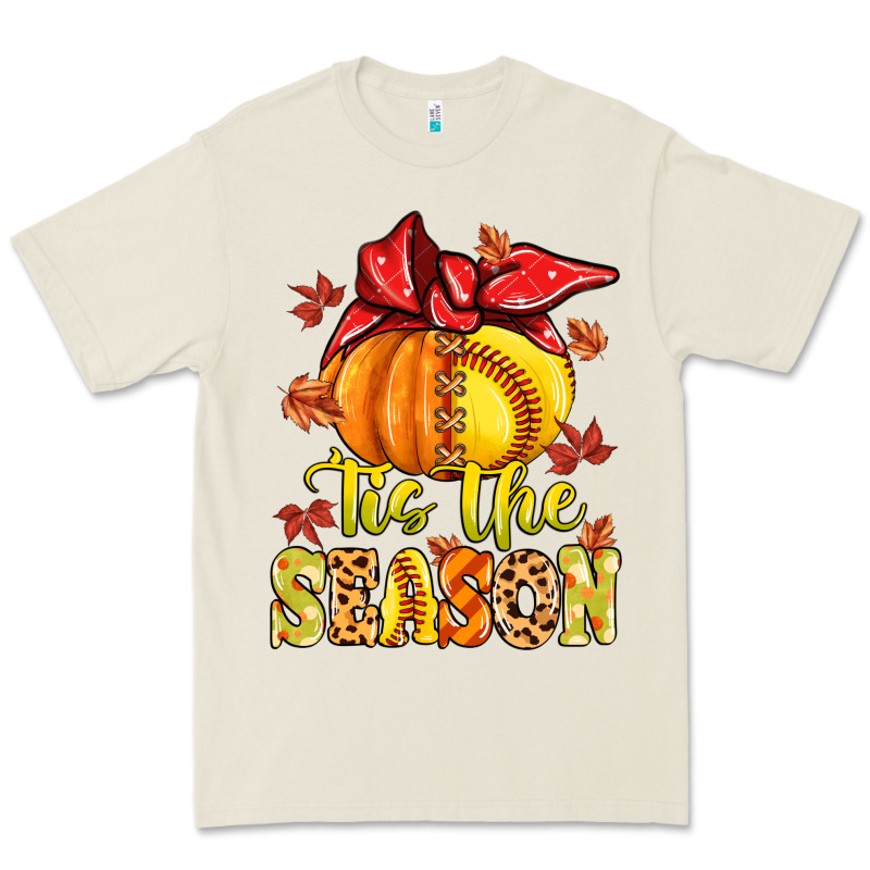 Tis The Season Fall Softball Premium Tee by MaliasSmallBusiness | Teevron