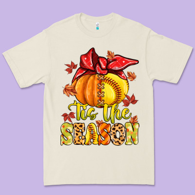 Premium Tee tis the season fall softball