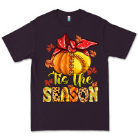 Plum tis the season fall softball Premium Tee - MaliasSmallBusiness