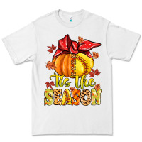 White tis the season fall softball Premium Tee - MaliasSmallBusiness