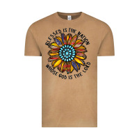 Blessed Is The Nation Whose God Is The Lord Vintage Tee | Teevron