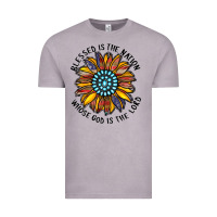 Vintage Zinc blessed is the nation whose god is the lord Vintage Tee - CowhideDigitalArt