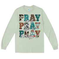 Matcha pray on it pray over it pray through it Long Sleeve Tee - Artiststas
