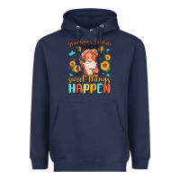 Navy grandma's kitchen where sweet things happen Heavyweight Hoodie - MaliasSmallBusiness