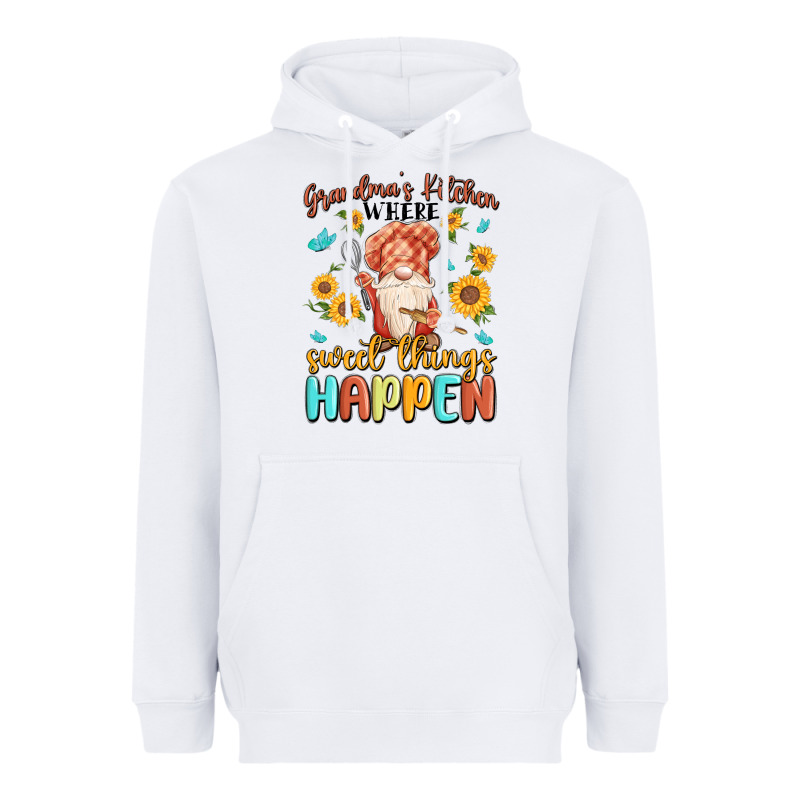 Grandma's Kitchen Where Sweet Things Happen Heavyweight Hoodie by MaliasSmallBusiness | Teevron