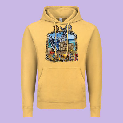 Summer Vintage Hoodie Designed By Sublimationcraftshop