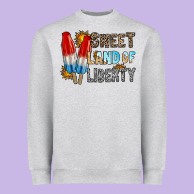 Sweet Land Of Liberty Heavyweight Sweatshirt Designed By Racoondesign