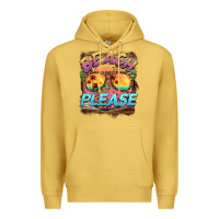 Antique Gold becach please Premium Hoodie - BarkalooDesign