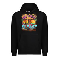 Black becach please Premium Hoodie - BarkalooDesign