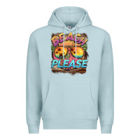 Blue Mist becach please Premium Hoodie - BarkalooDesign