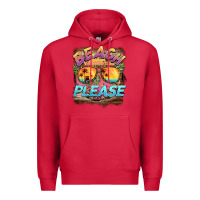 Cardinal becach please Premium Hoodie - BarkalooDesign