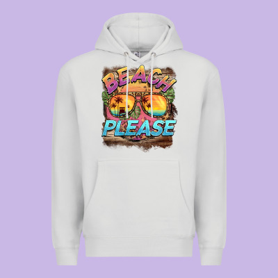 Becach Please Premium Hoodie Designed By Barkaloodesign