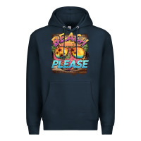 Navy becach please Premium Hoodie - BarkalooDesign