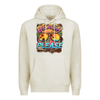 Oatmeal Heather becach please Premium Hoodie - BarkalooDesign