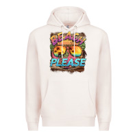 Pale Pink becach please Premium Hoodie - BarkalooDesign