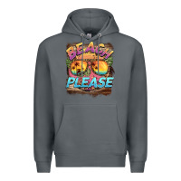 Rock becach please Premium Hoodie - BarkalooDesign
