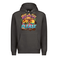 Smoke becach please Premium Hoodie - BarkalooDesign