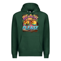 Sports Green becach please Premium Hoodie - BarkalooDesign