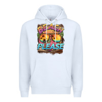 White becach please Premium Hoodie - BarkalooDesign