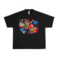 Black western leopard  police   hearts Urban Heavy Tee - AdoDesignShop