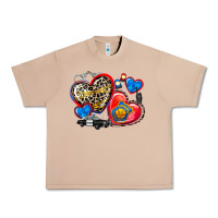 Burro western leopard  police   hearts Urban Heavy Tee - AdoDesignShop