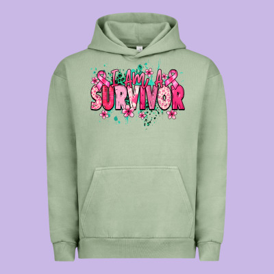 I Am A Survivor Cancer Awareness Urban Hoodie Designed By Howdyjamesfarm