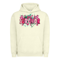 Pigment Pistachio I am a survivor Cancer Awareness Urban Hoodie - HowdyJamesFarm