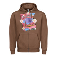 Chestnut bookish passport Zipper Hoodie - MaliasSmallBusiness