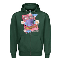 Sports Green bookish passport Zipper Hoodie - MaliasSmallBusiness