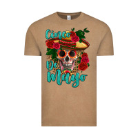 Vintage Coffee cinco de mayo skull Vintage Tee - HRA Design Shop