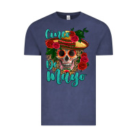 Vintage Denim cinco de mayo skull Vintage Tee - HRA Design Shop