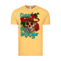 Vintage Mustard cinco de mayo skull Vintage Tee - HRA Design Shop