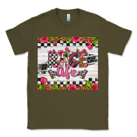 Army Green race life tumbler Classic Tee - Artiststas