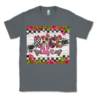 Charcoal Heather race life tumbler Classic Tee - Artiststas