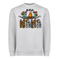 Heather Grey one hot mama Heavyweight Sweatshirt - CowhideDigitalArt