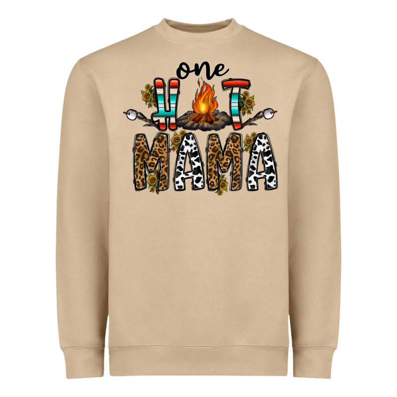 One Hot Mama Heavyweight Sweatshirt by CowhideDigitalArt | Teevron