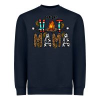 Navy one hot mama Heavyweight Sweatshirt - CowhideDigitalArt