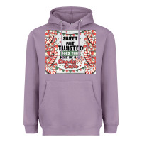 Lavender sweet but twisted does that make me a candy cane Heavyweight Hoodie - MaliasSmallBusiness