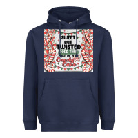 Navy sweet but twisted does that make me a candy cane Heavyweight Hoodie - MaliasSmallBusiness