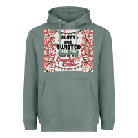 Sage sweet but twisted does that make me a candy cane Heavyweight Hoodie - MaliasSmallBusiness