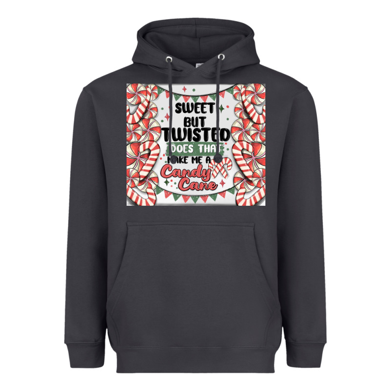 Sweet But Twisted Does That Make Me A Candy Cane Heavyweight Hoodie by MaliasSmallBusiness | Teevron